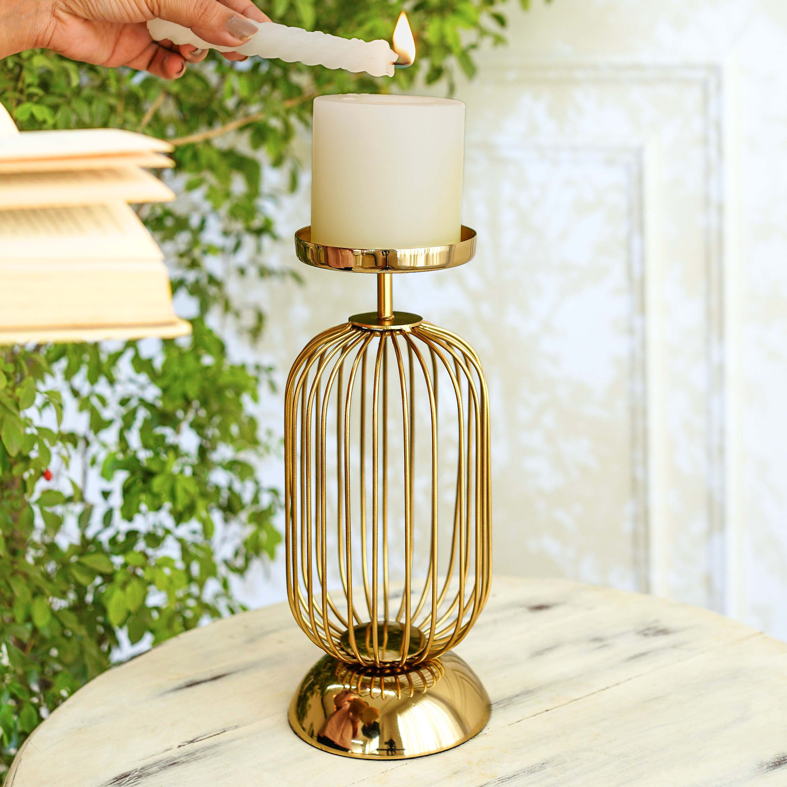 Small Cage Candle Holder