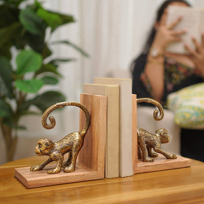 Monkey bookends set