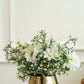 White Daisy With Baby's Breath, Bouquet (Faux Flowers)