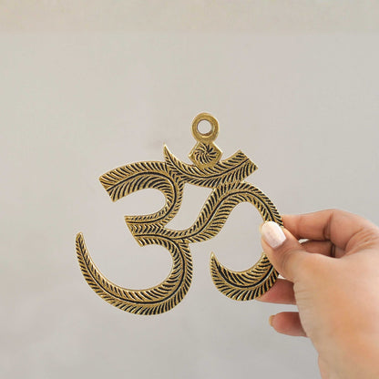 Brass Om Wall Hanging