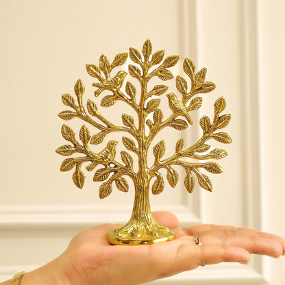 Tree of Life & Brass Diya Set