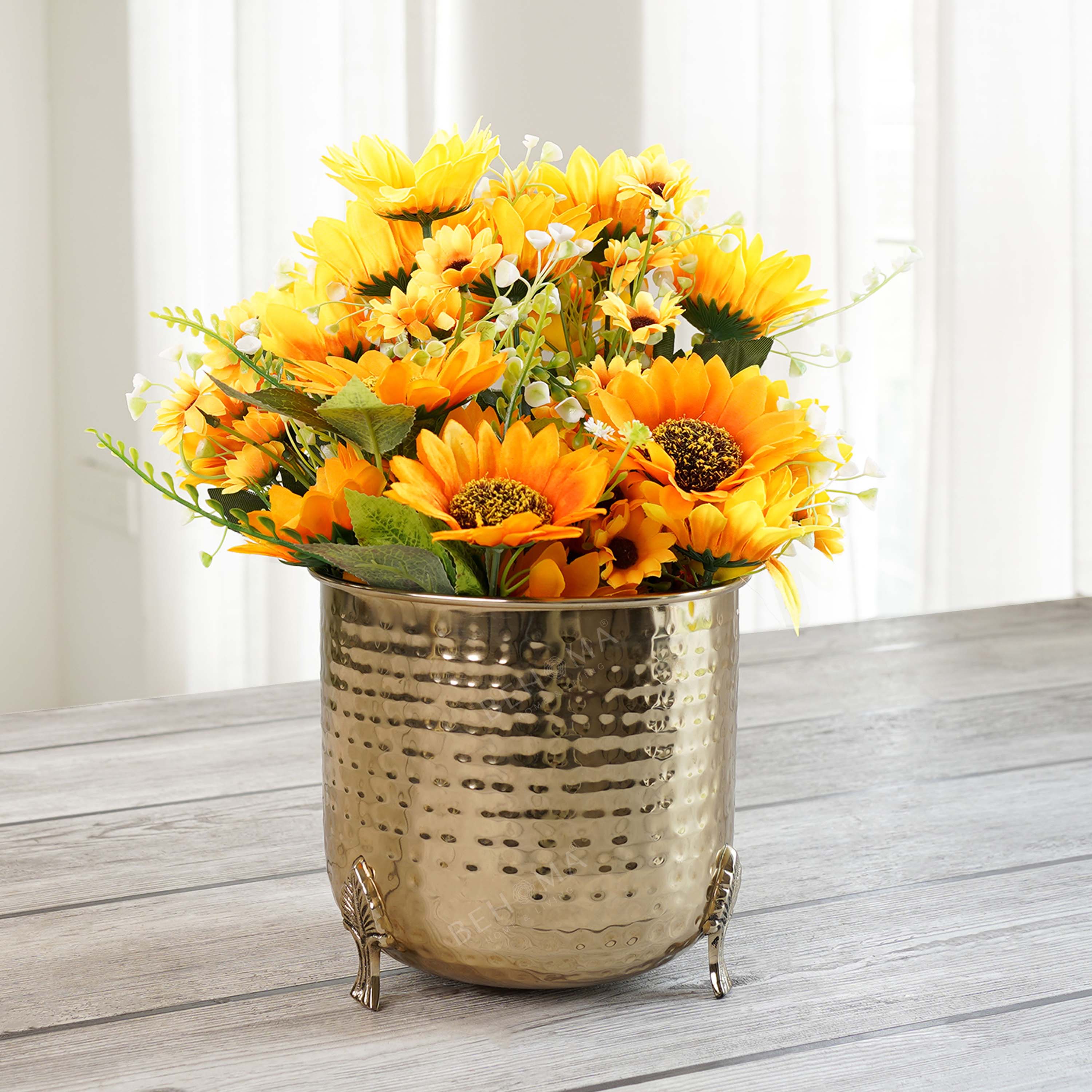 Leaf leg Metal Planter (Pot Only)