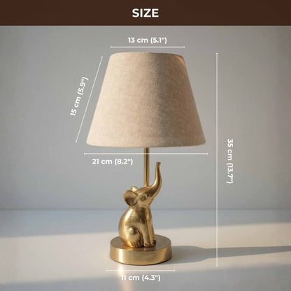Elephant Figurine Table Lamp