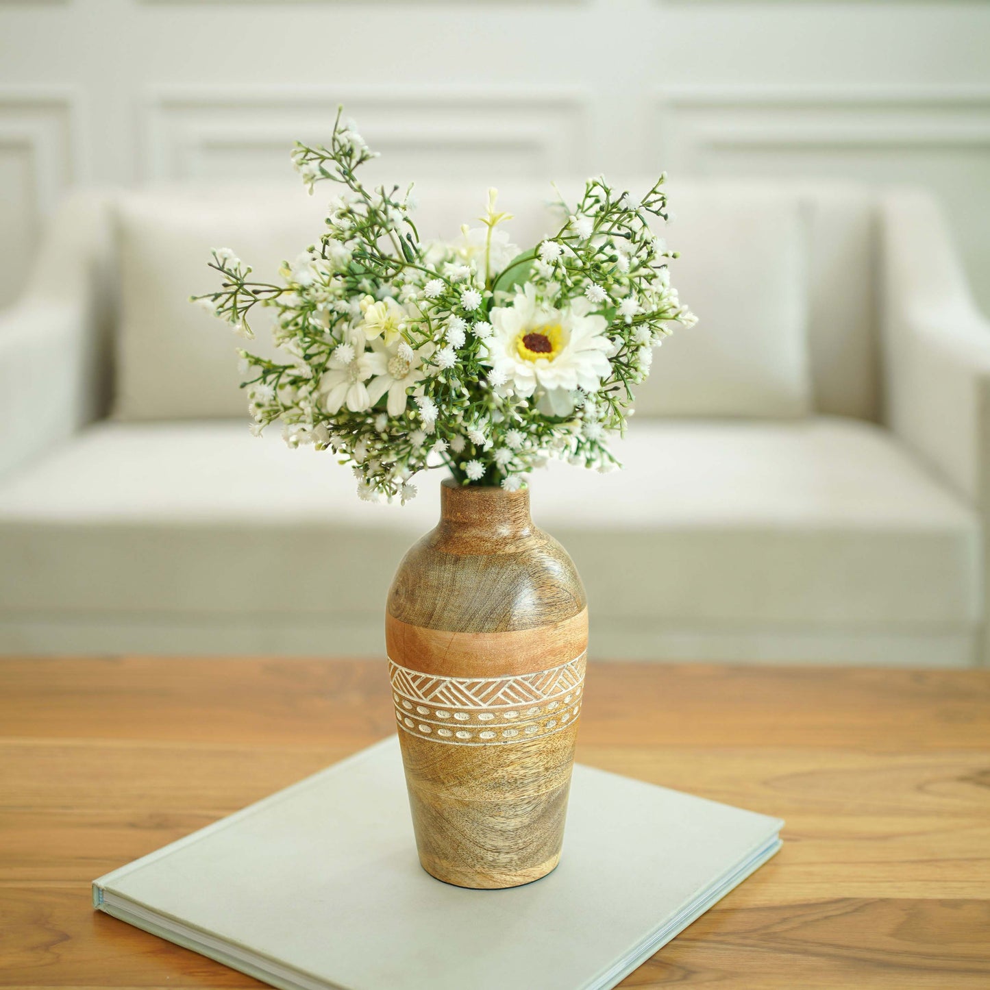 Mango Wood Bud Vase
