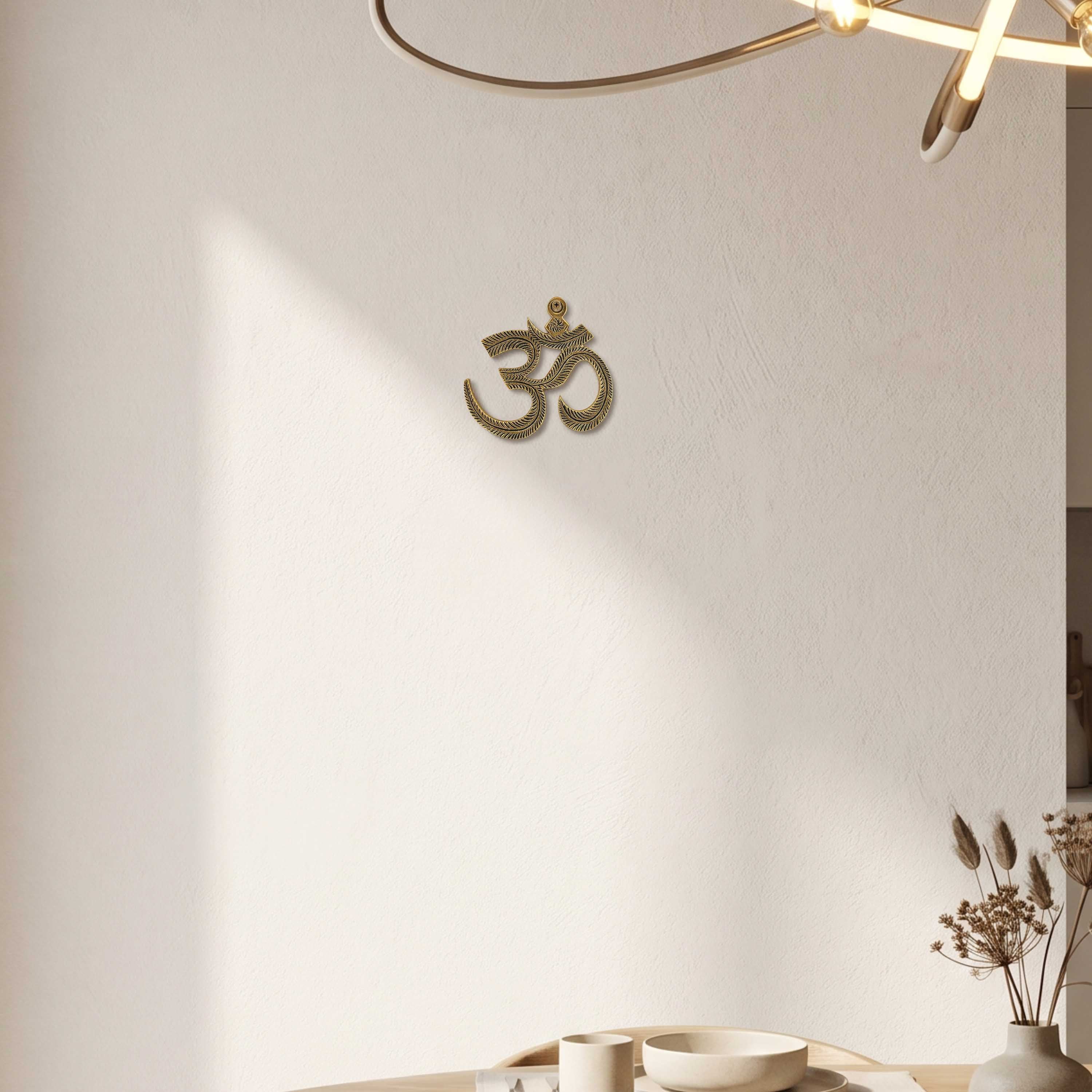 Brass Om Wall Hanging