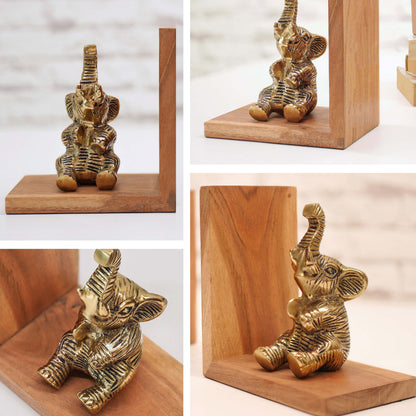 Elephant Bookends Set
