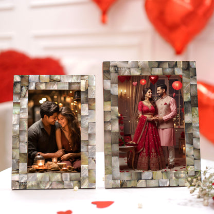 Pearl Photo Frame Black -(4x6) & (5x7)