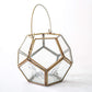 Honeycomb Lantern, Antique Brass