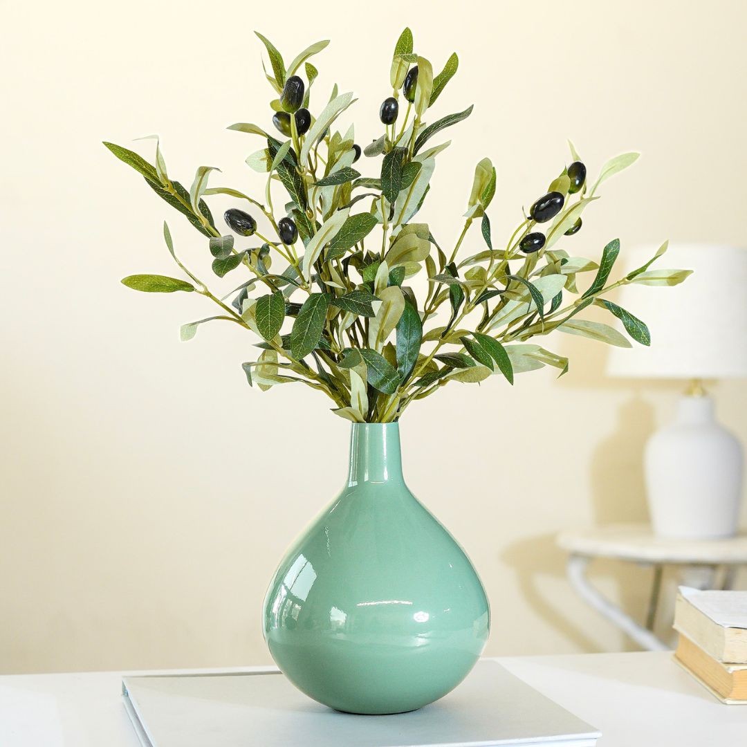 Metal Vase, Birthday gift for Mom