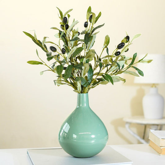 Metal Vase, Birthday gift for Mom