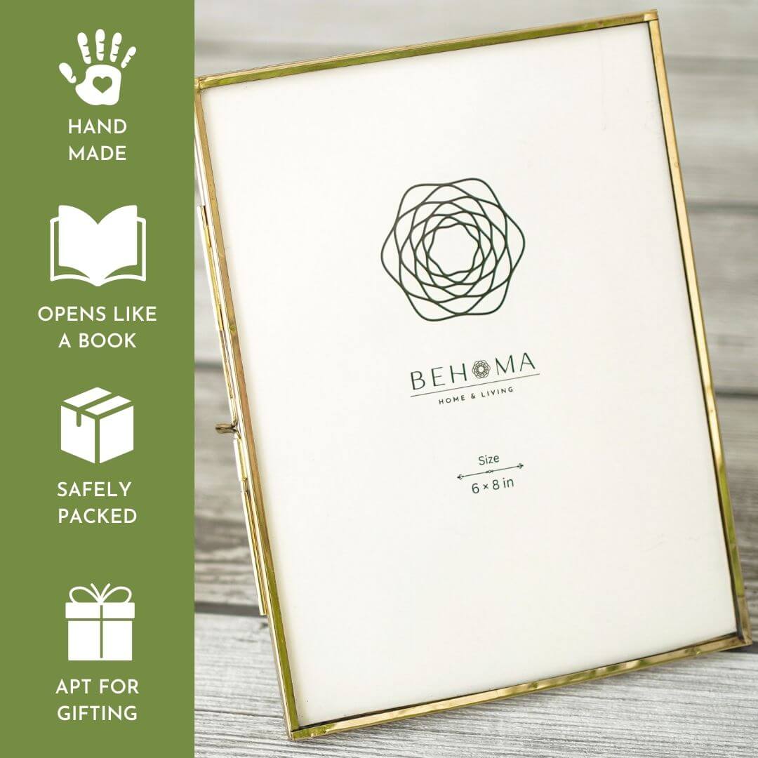 Floating frame, glass photo frame, gifts for her, anniversary gifts, gifts for mom