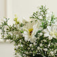 White Daisy With Baby's Breath, Bouquet (Faux Flowers)