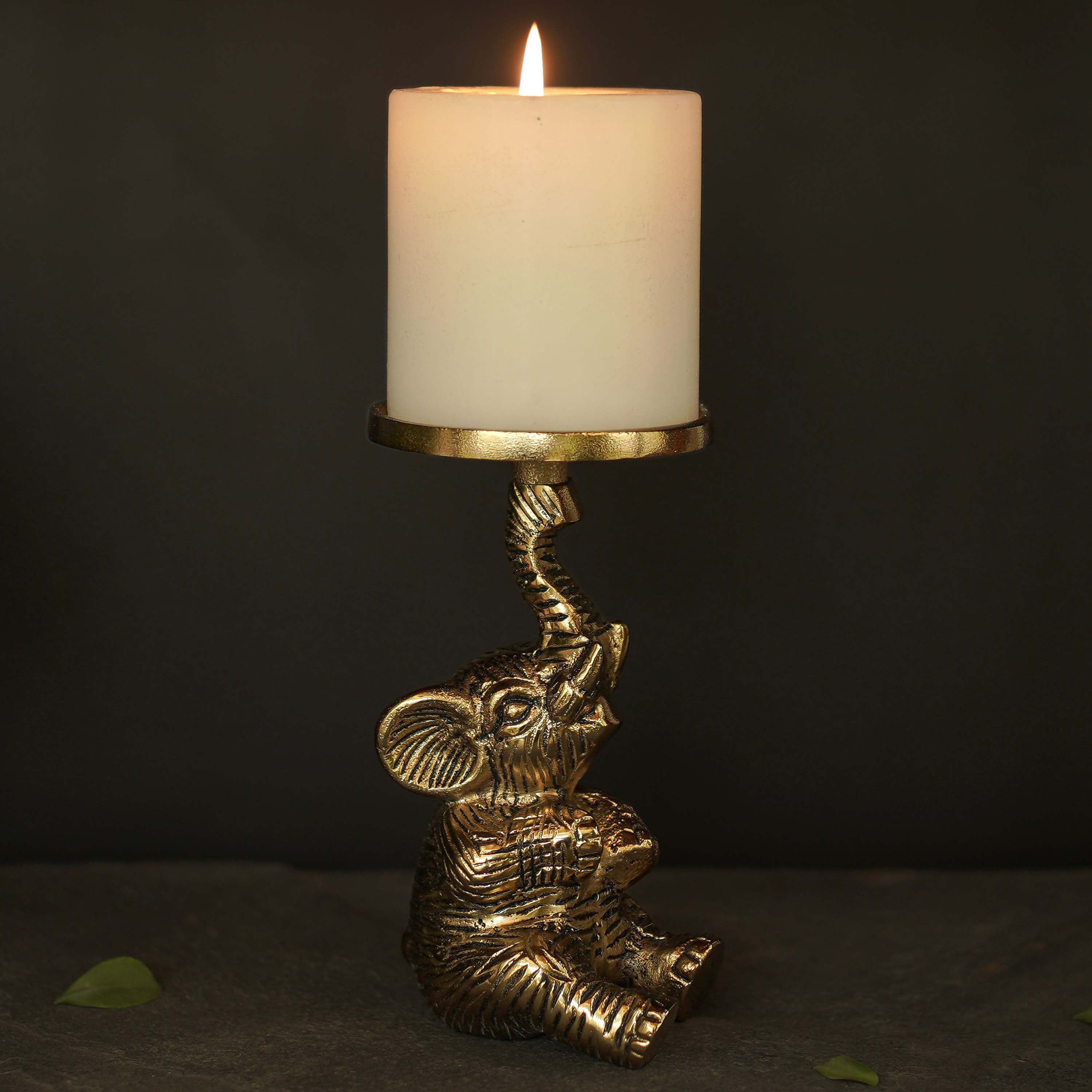 Baby Elephant Candle Holder