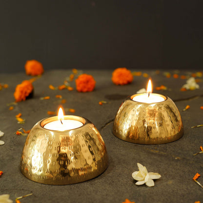 Pebble Bowl Tealight Holder, Set