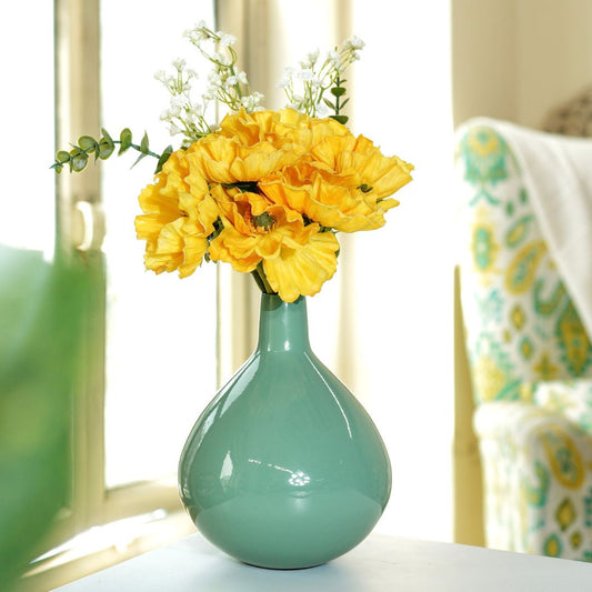Metal Vase, Birthday gift for Mom