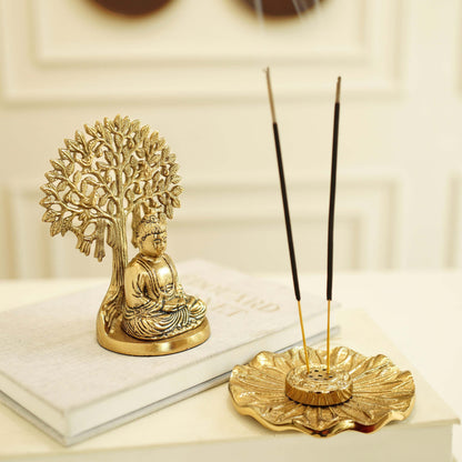 Buddha & Incense Holder Set