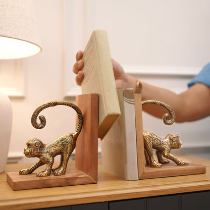 Monkey bookends set