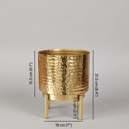 Elegance Metal Planter, Large (Planter Only)