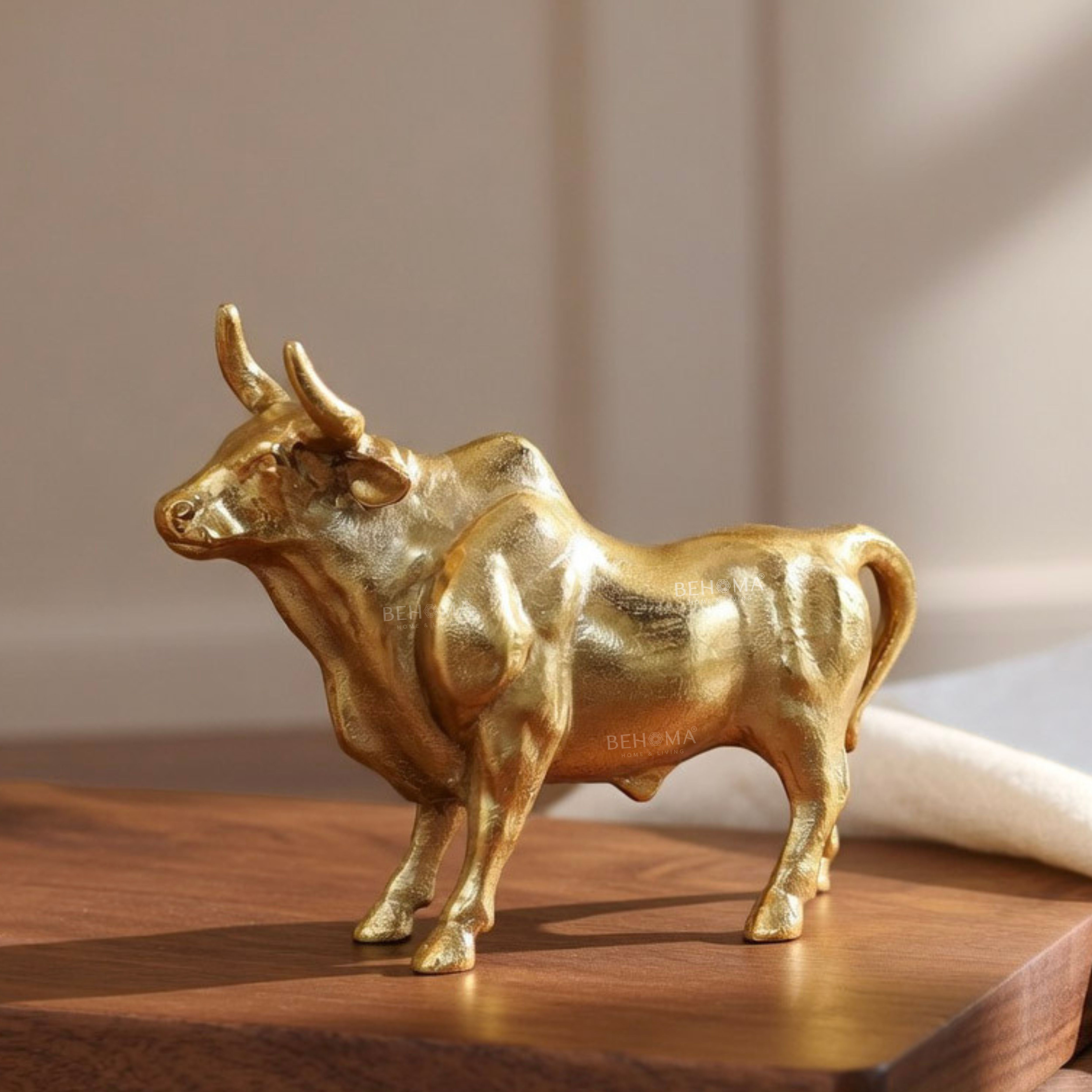 Bull Figurine, Aluminium