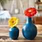 Flower vase with flowers - set of 2