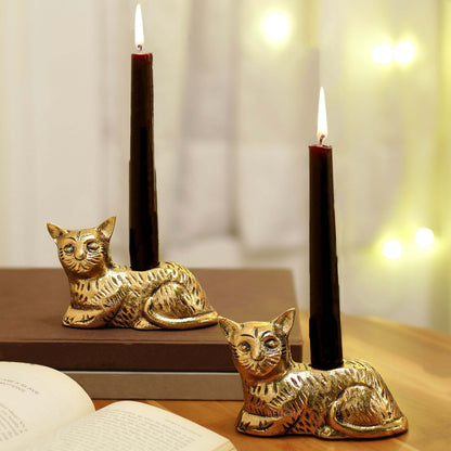 Cat Candle Holder Stand, Gift, Christmas decor, home decor, Housewarming gift, Birthday gift