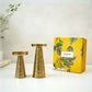 Hammered Candle Stand Gift Set