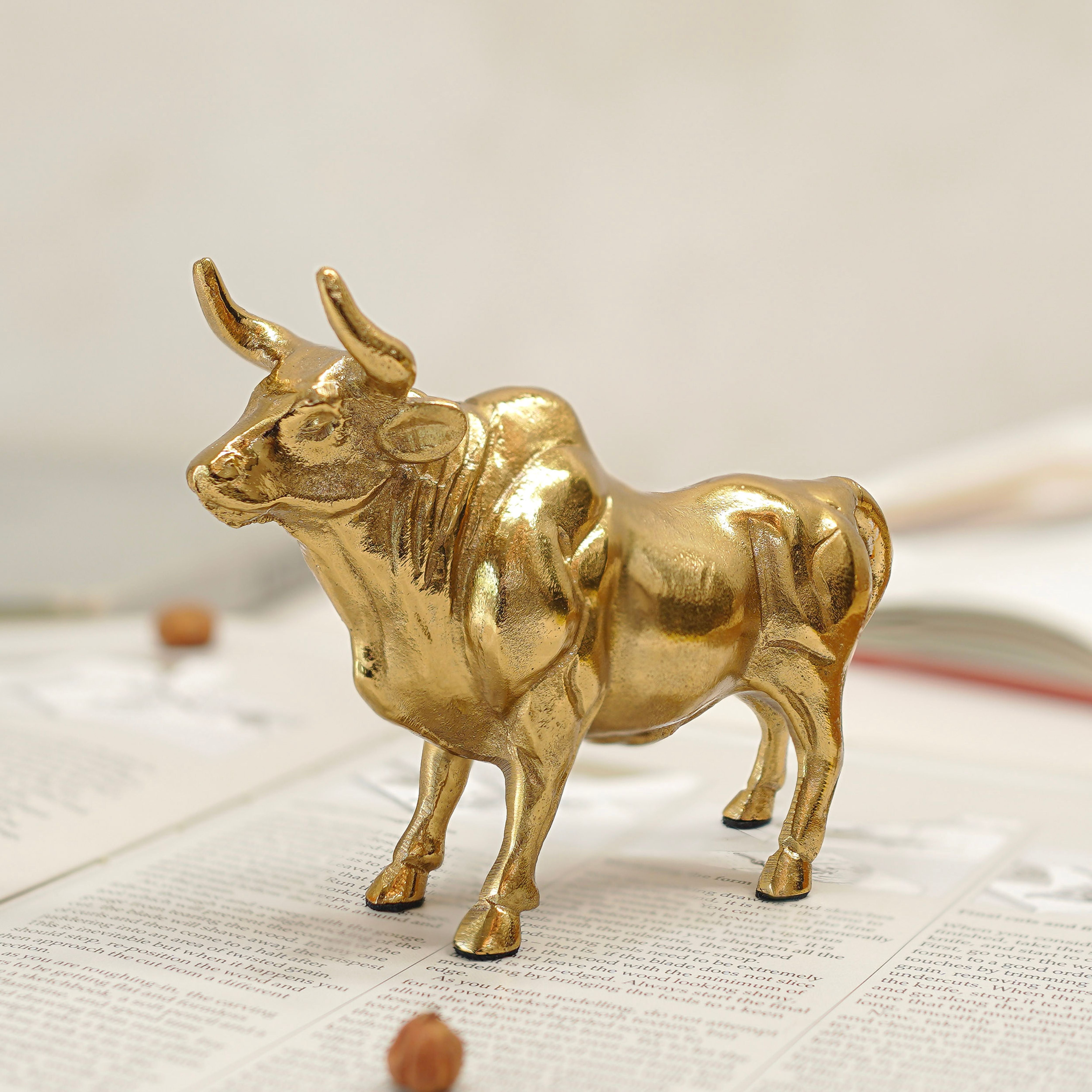 Bull Figurine, Aluminium
