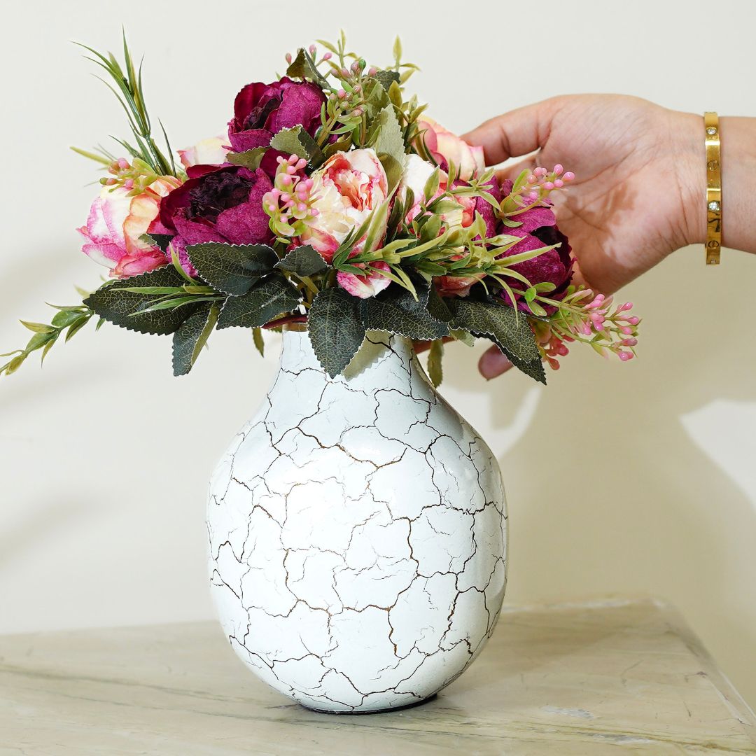 Metal Vase, Birthday Gift, Mother's day gift Set