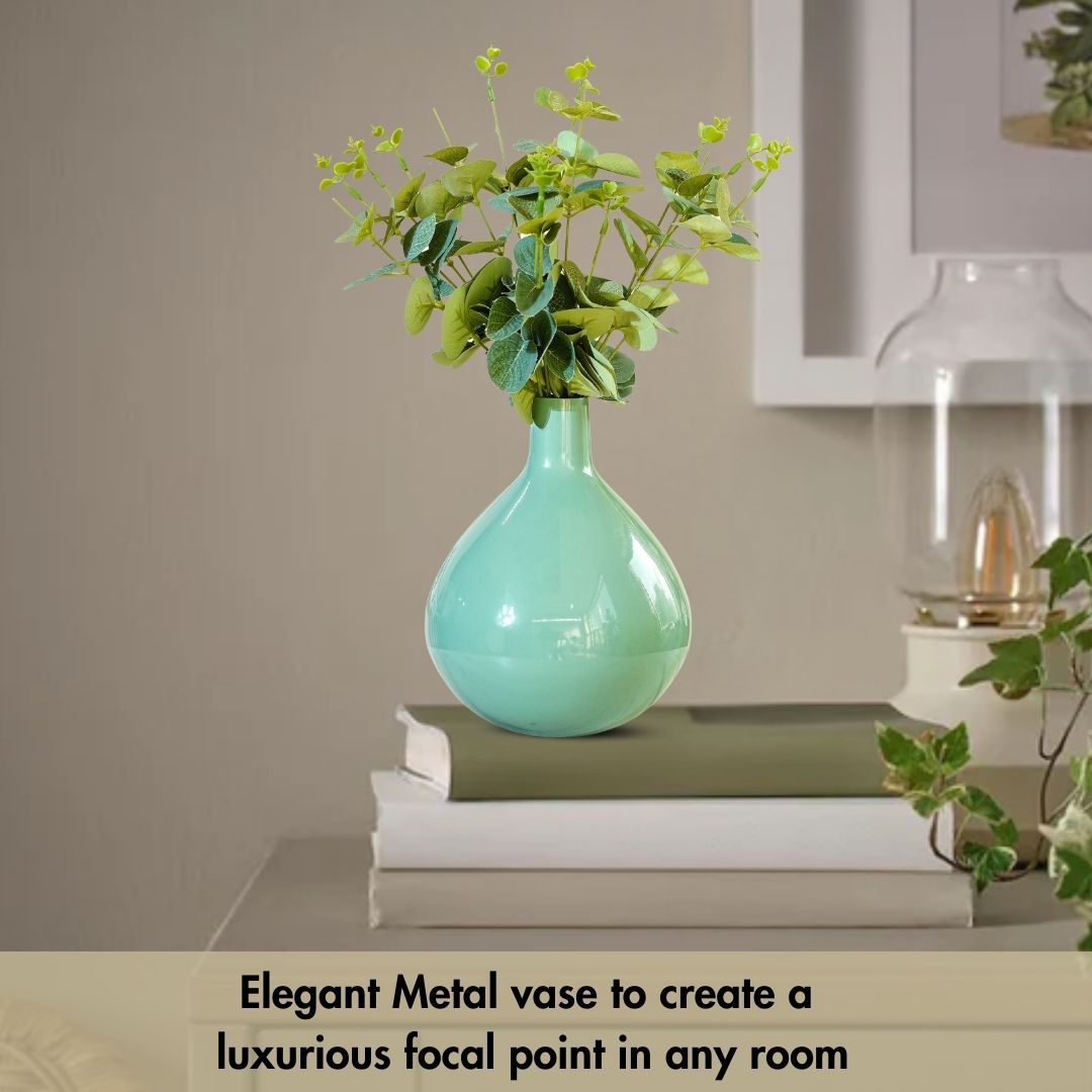 Metal Vase, Birthday gift for Mom