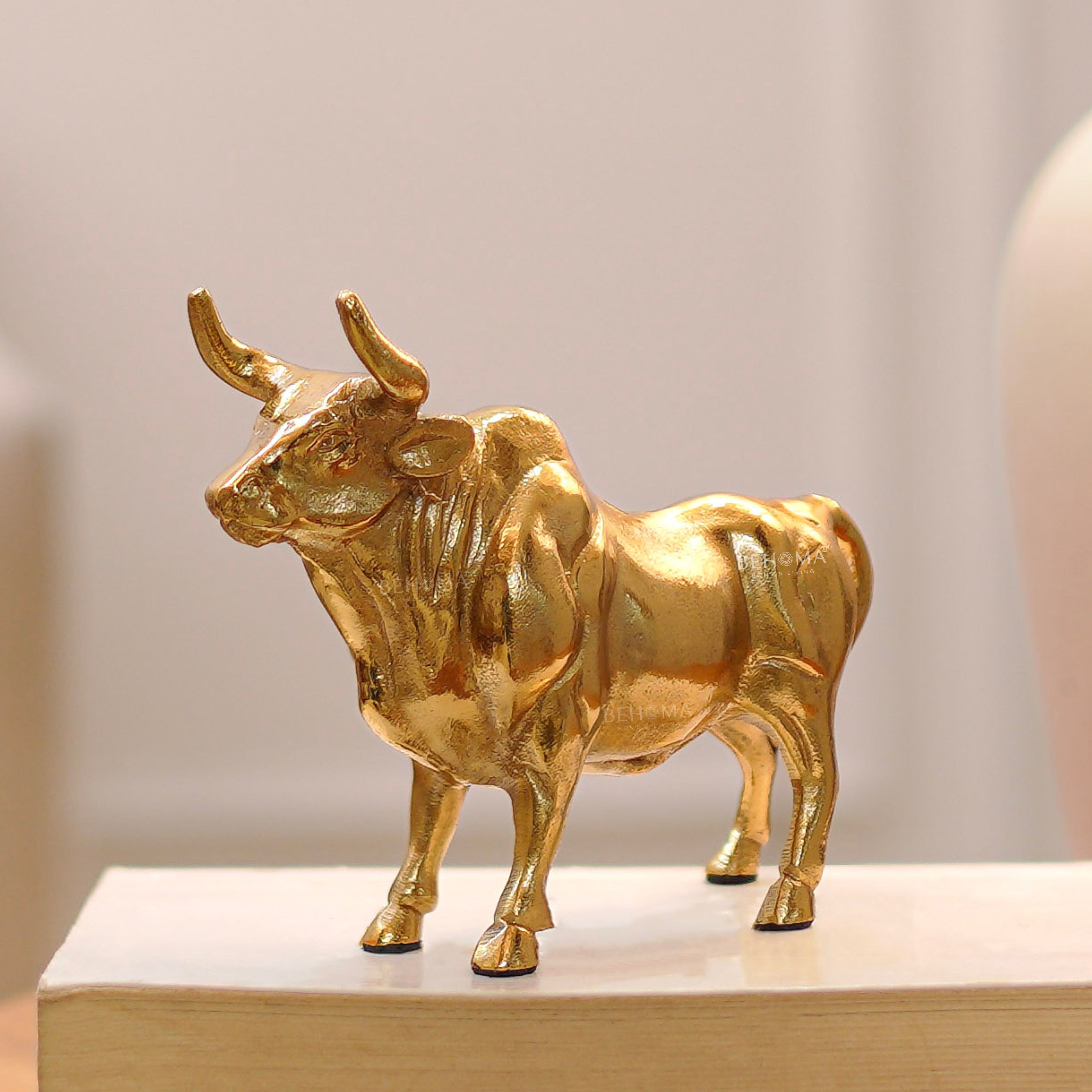 Bull Figurine, Aluminium