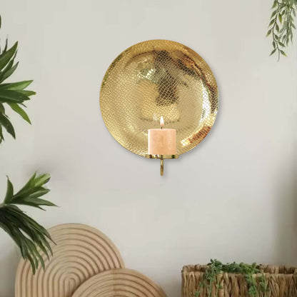 Golden Crackled Texture Wall Sconce