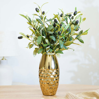 Modern Metal Flower Vase Gold