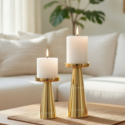 Metal Candle Holder Set