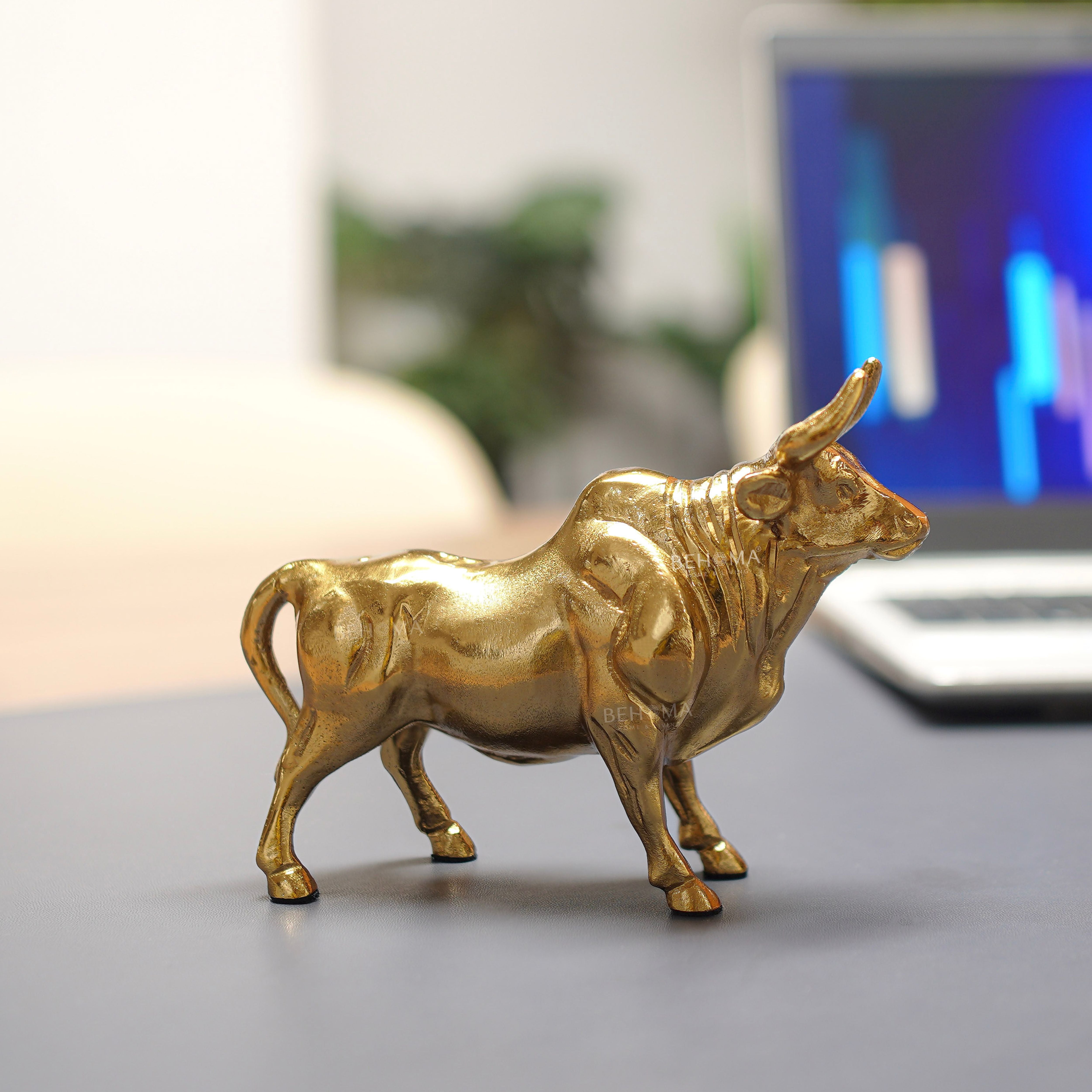 Bull Figurine, Aluminium