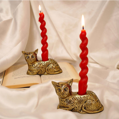 Cat Candle Holder Stand, Gift, Christmas decor, home decor, Housewarming gift, Birthday gift
