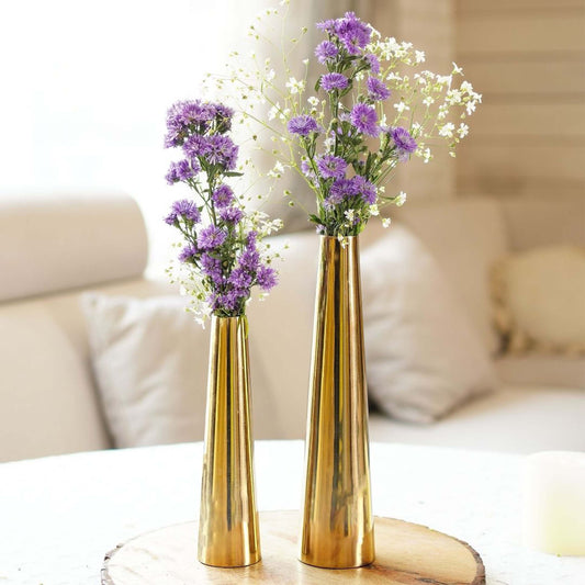 Metal Vase Set For Birthday Gift 