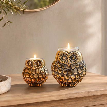 Owl Candle Holders