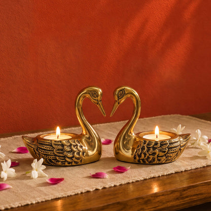 Swans Tealight Holder set