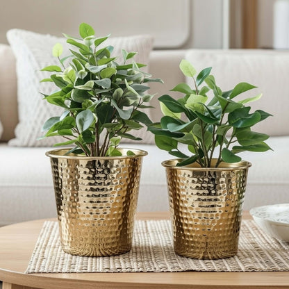 Bucket Metal Planter, Set (Pot Only)