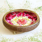 Wooden urli bowl, Traditional urli bowl, Metal urli bowl, Decorative urli bowl