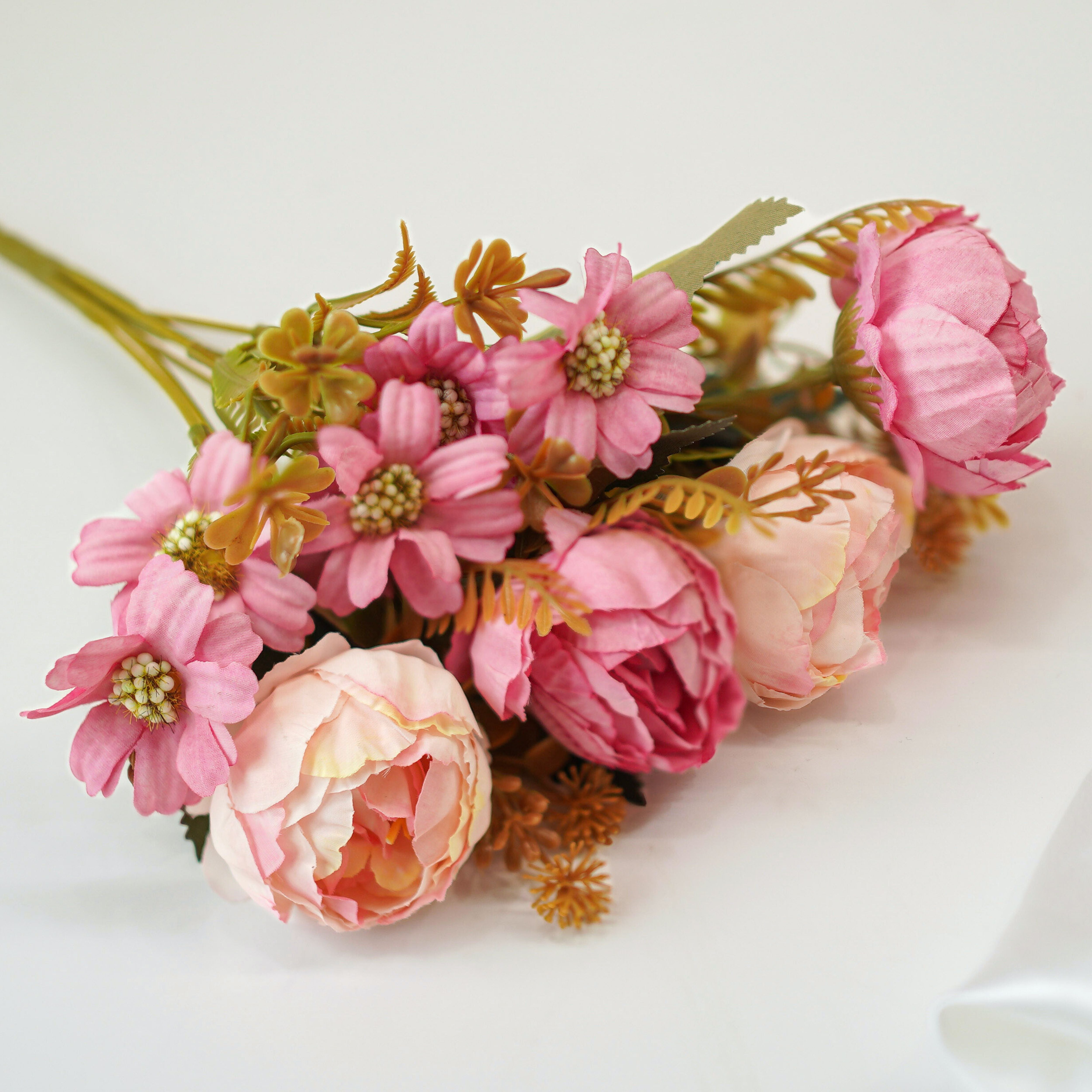 Pink Rose, (Faux Flowers)