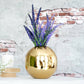 Metal Decor flower vase with flower Large 