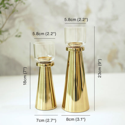 Metal T-light Holder, Set