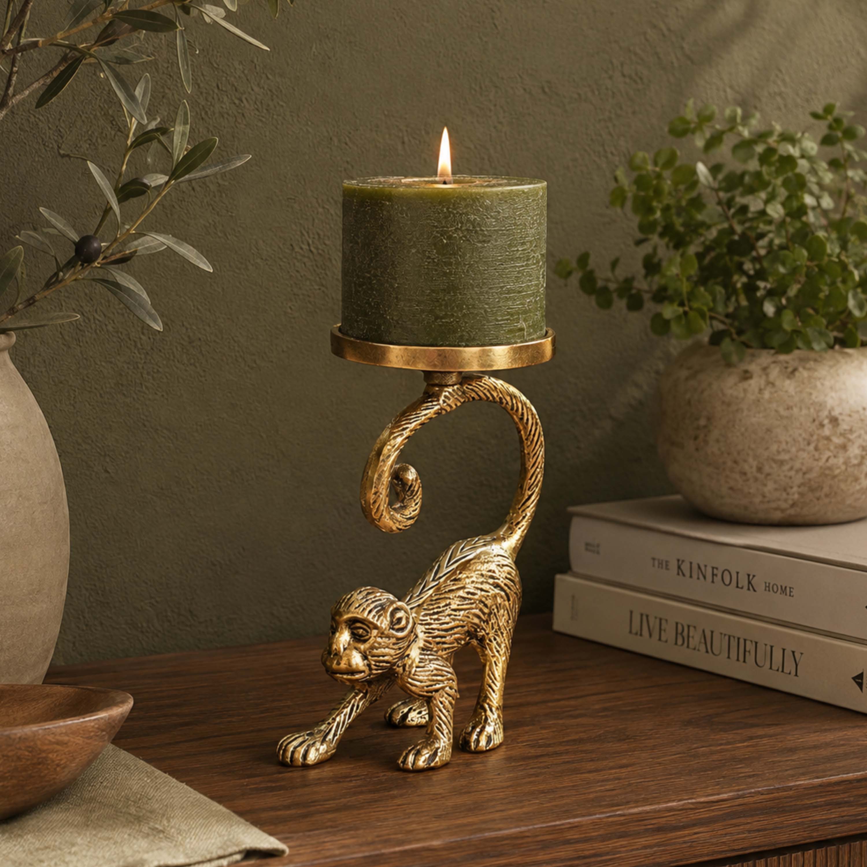 Monkey Candle Holder