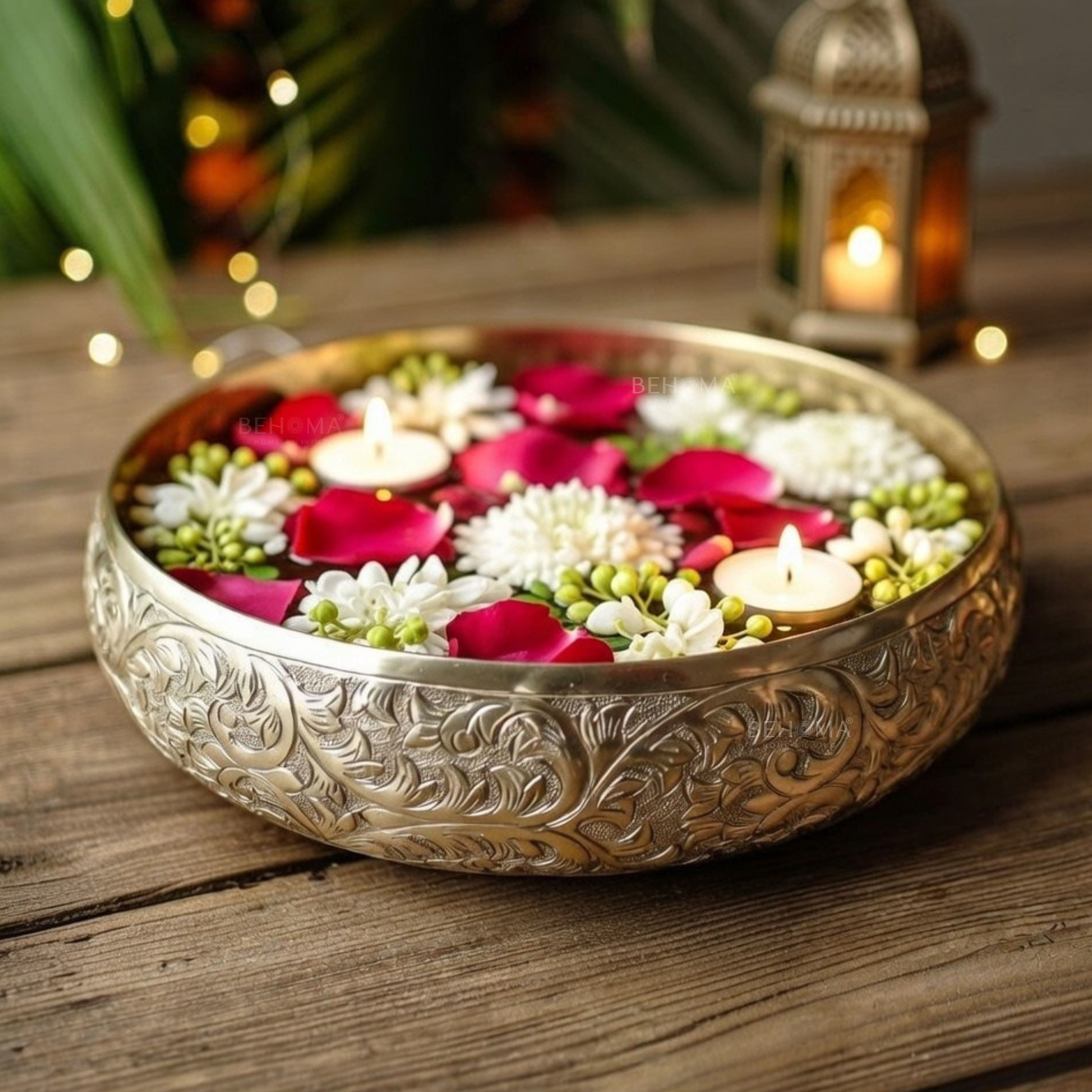 Roop Metal Urli, Gold