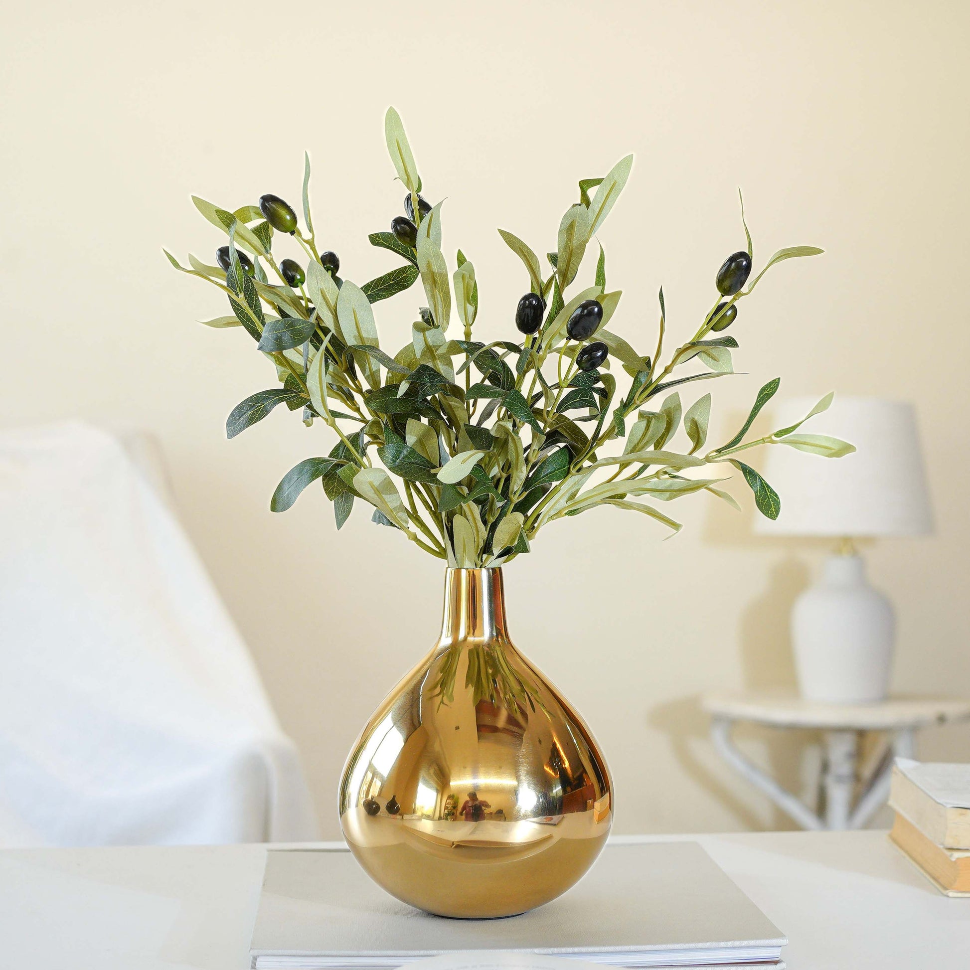 Metal Vase, Birthday gift for Mom