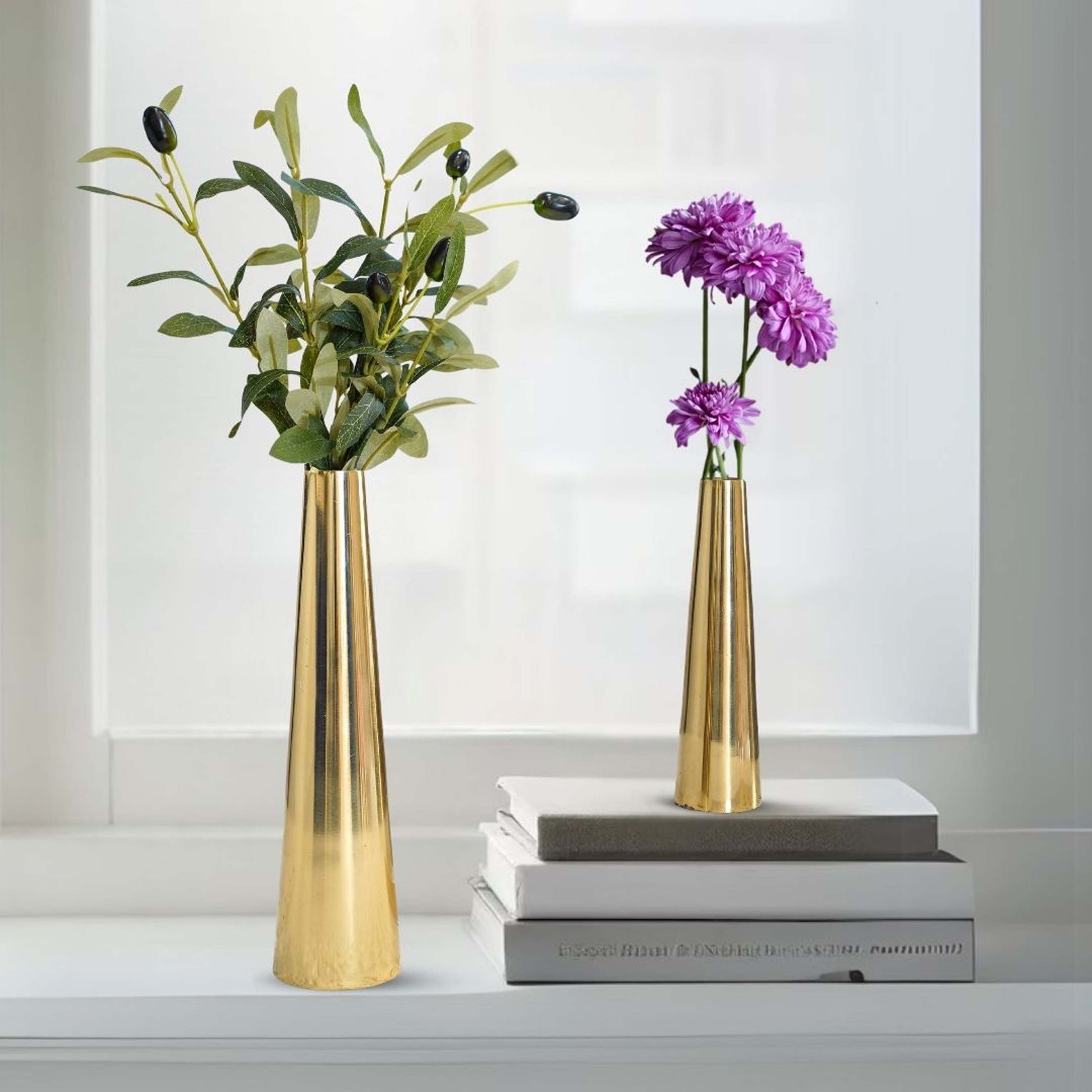 Metal Vase Set For Birthday Gift 