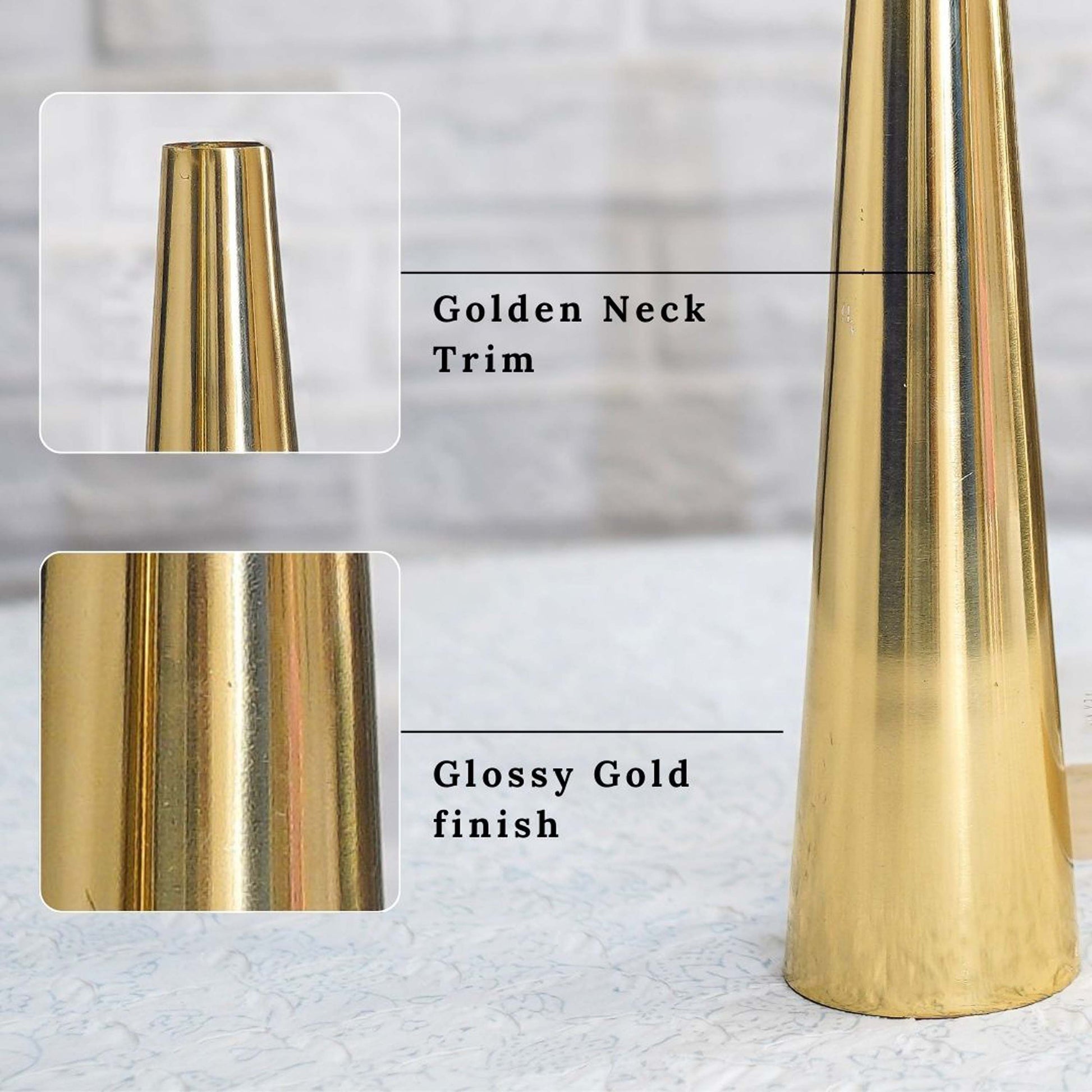 Metal Vase Set For Birthday Gift 