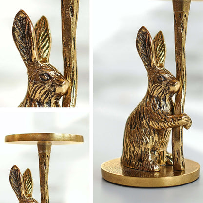 Rabbit Candle Holder, Gift, Gift for her, Christmas decor, Birthday gift, Table decor , Candle Stand