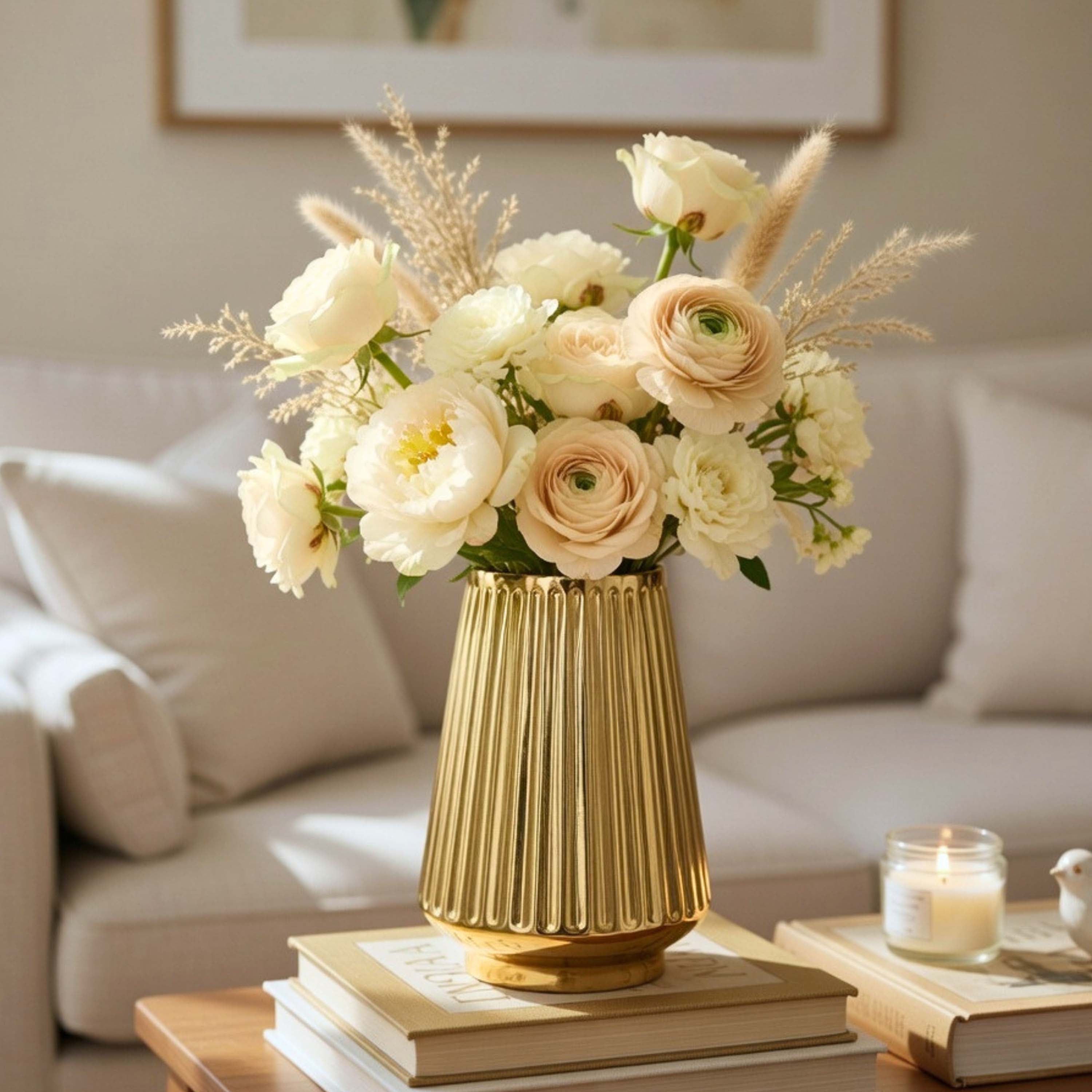 Fluted Skirt Flower Vase